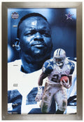 Emmitt Smith Signed Cowboys Custom Framed Poster Display (Beckett) by Price Is Right Miami