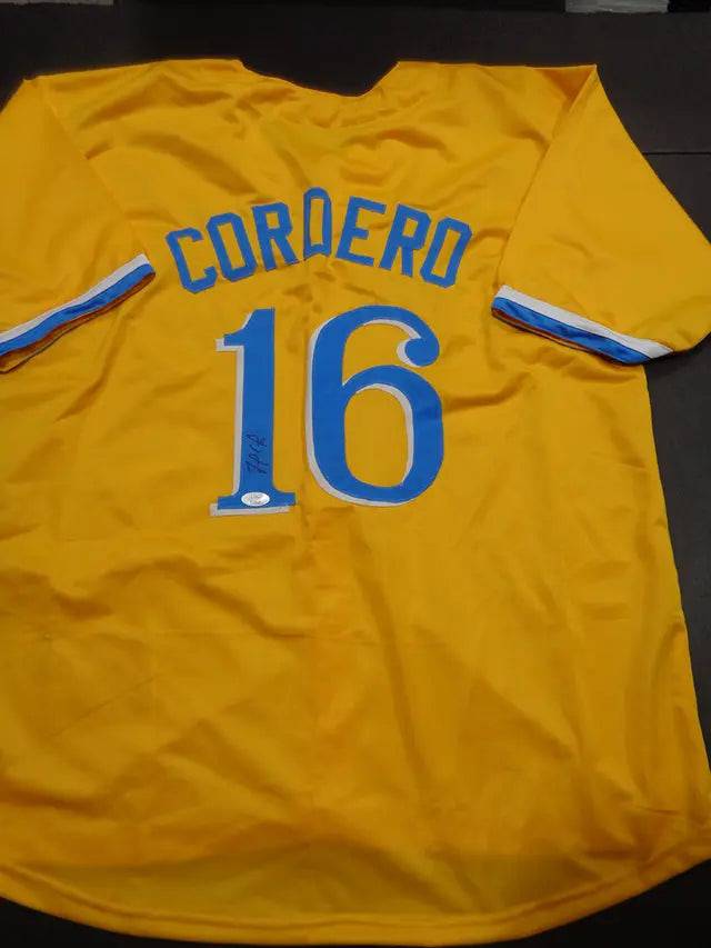 Franchy Cordero Red Sox Autographed Custom Jersey (JSA COA) by Price Is Right Miami