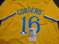 Franchy Cordero Red Sox Autographed Custom Jersey (JSA COA) by Price Is Right Miami