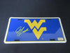 Geno Smith Signed West Virginia License Plate EUA COA