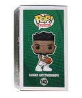 Giannis Antetokounmpo Signed Bucks #143 Funko Pop! Vinyl Figure (JSA) JSA Witnessed by Price Is Right Miami