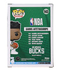 Giannis Antetokounmpo Signed Bucks #143 Funko Pop! Vinyl Figure (JSA) JSA Witnessed by Price Is Right Miami