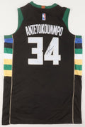 Giannis Antetokounmpo Signed Jersey (JSA) by Price Is Right Miami