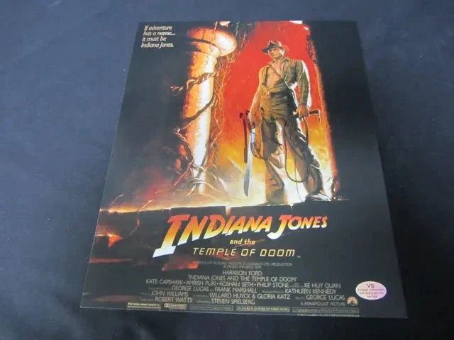Harrison Ford Signed Indiana Jones Temple of Doom Photo (COA) by Price Is Right Miami