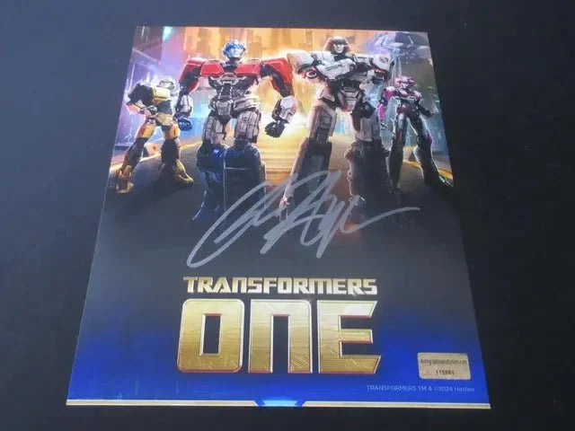 Hemsworth Transformers One Signed 8x10 Photo EUA COA by Price Is Right Miami