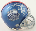 Herschel Walker Signed Famous 34 Mini Helmet with Case (JSA) by Price Is Right Miami