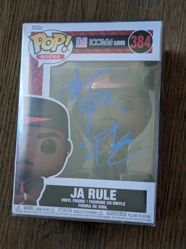 Ja Rule Autographed Funko Pop #384 (COA) by Price Is Right Miami