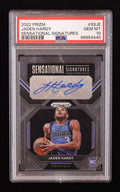 Jaden Hardy 2022-23 Panini Prizm Sensational Signatures #74 RC (PSA 10) by Price Is Right Miami