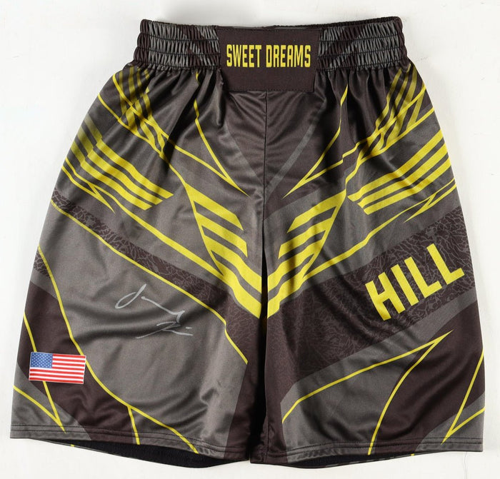 Jamahal Hill Signed UFC Fight Shorts (Beckett) by Price Is Right Miami