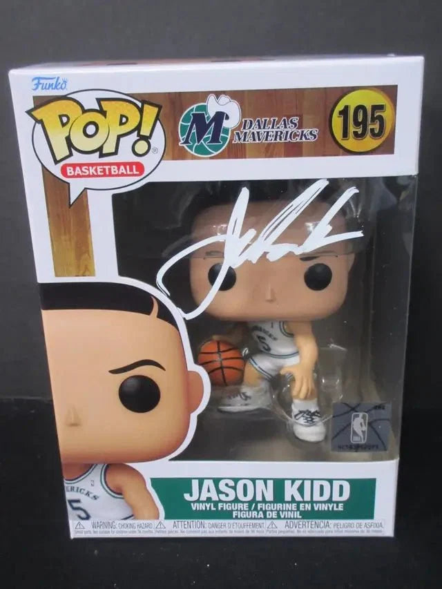 Jason Kidd Dallas Mavericks #195 Signed Funko Pop GAA COA by Price Is Right Miami