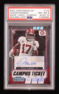 Jaylen Waddle 2021 Contenders Campus Ticket #110 RC (PSA 8) by Price Is Right Miami