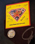 Jim Brown Autographed number decal with coa by Price Is Right Miami