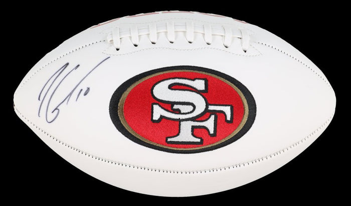 Jimmy Garoppolo Signed 49ers Logo Football (Fanatics & TriStar) by Price Is Right Miami