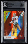 Joe Montana Signed 2021 Panini Phoenix #82 Fire Burst (Beckett)