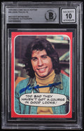 John Travolta Signed 1976 Welcome Back Kotter #26 (BGS 10) by Price Is Right Miami
