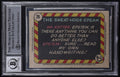 John Travolta Signed 1976 Welcome Back Kotter #26 (BGS 10) by Price Is Right Miami