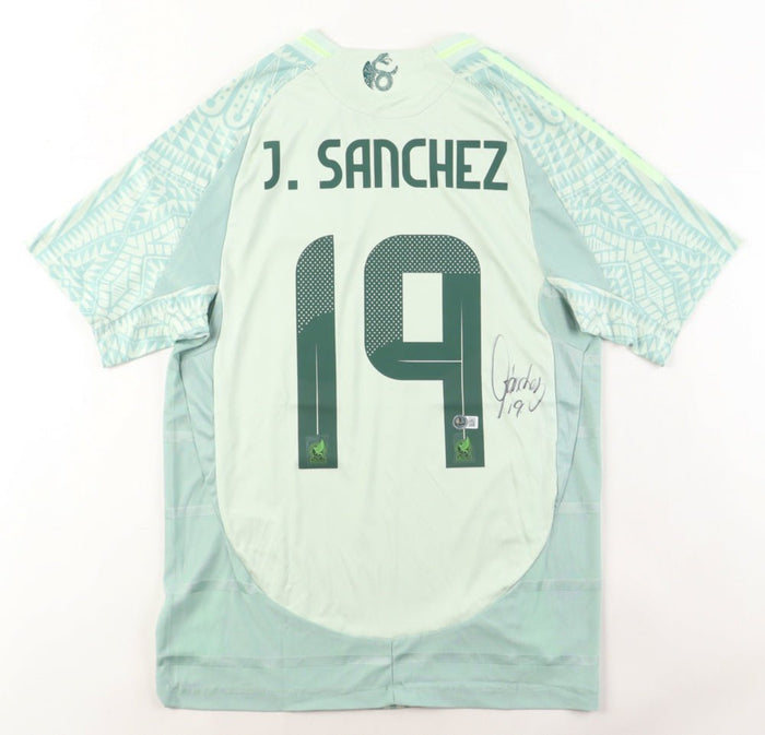 Jorge Sanchez Signed Mexico Adidas Jersey (Beckett) by Price Is Right Miami