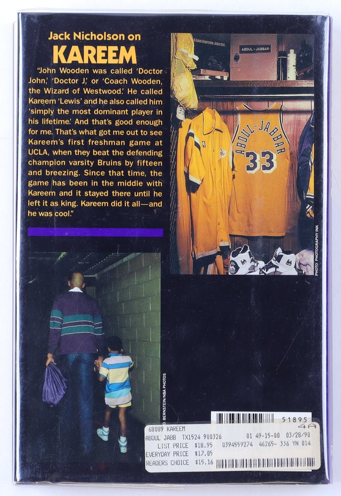Kareem Abdul-Jabbar Signed "Kareem" Hardcover Book (PSA) by Price Is Right Miami