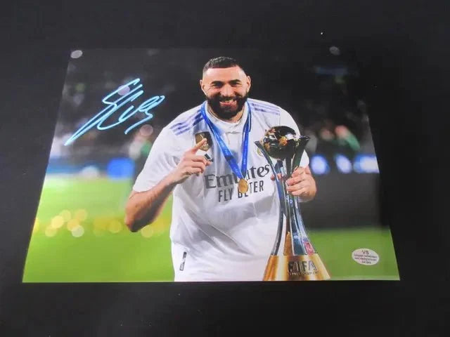 Karim Benzema Signed 8x10 Photo VSA COA by Price Is Right Miami