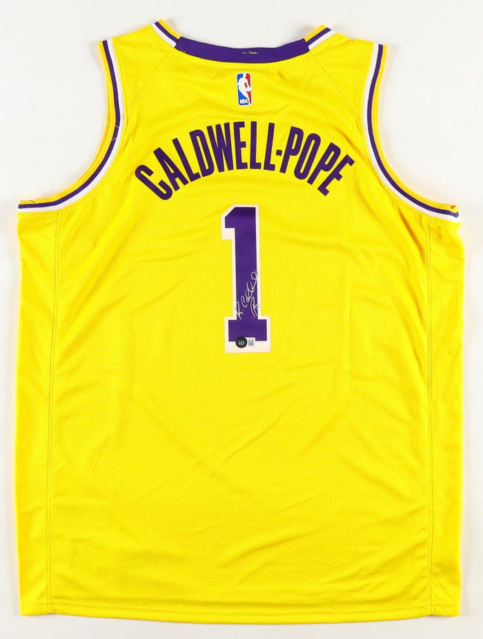 Kentavious Caldwell-Pope Signed Lakers Jersey XL (Beckett) Los Angeles Lakers by Price Is Right Miami