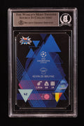 Kevin De Bruyne Signed 2019-20 Topps Crystal UEFA Champions League #42 (BGS) Beckett Witnessed by Price Is Right Miami