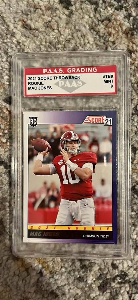 Mac Jones Card by Price Is Right Miami