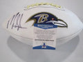 Mark Ingram Ravens Signed Logo Football (Beckett COA) by Price Is Right Miami