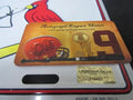 Mark McGwire Signed License Plate EUA COA by Price Is Right Miami