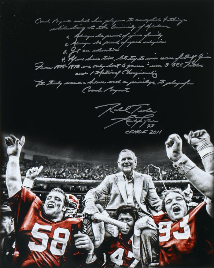 Marty Lyons Signed Alabama 16x20 Photo, Inscribed (Steiner) by Price Is Right Miami