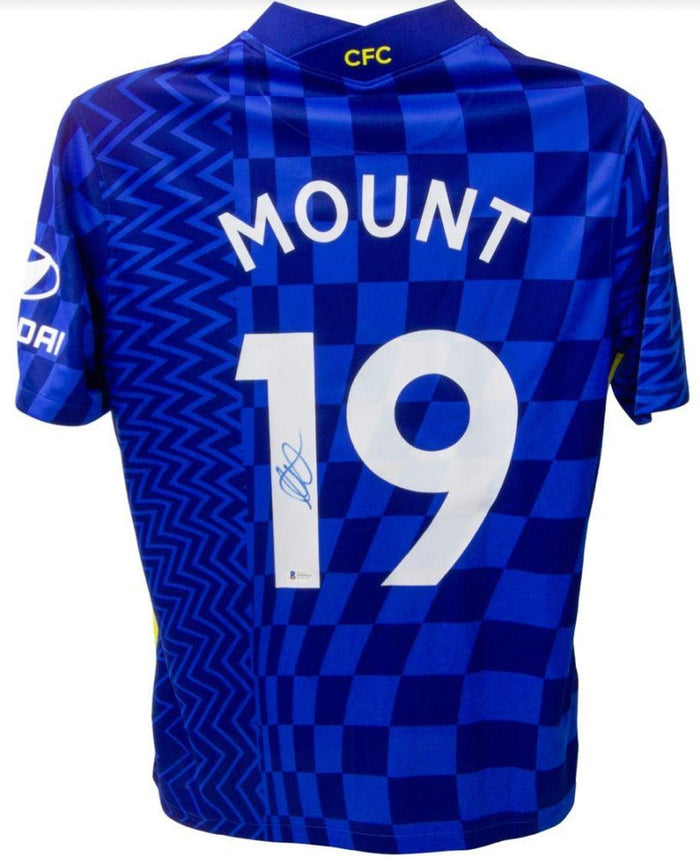 Mason Mount Signed Chelsea 2021 Home Jersey (Beckett) by Price Is Right Miami