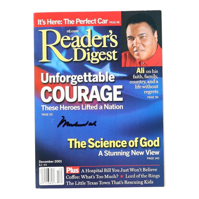 Muhammad Ali Signed 2001 Reader's Digest Book (Beckett | Autograph Graded 10) by Price Is Right Miami