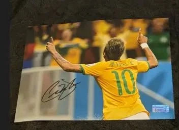 Neymar Jr. Brazil Signed 8x10 Photo (COA) by Price Is Right Miami