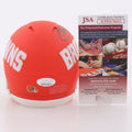Odell Beckham Jr. Signed Browns Amp Alternate Speed Mini Helmet (JSA) by Price Is Right Miami