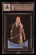 Orlando Bloom Signed 2006 Topps Lord of the Rings Evolution Stained Glass #S7 Legolas (BGS | Auto 10) Beckett Witnessed by Price Is Right Miami