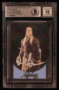 Orlando Bloom Signed 2006 Topps Lord of the Rings Evolution Stained Glass #S7 Legolas (BGS | Auto 10) Beckett Witnessed by Price Is Right Miami