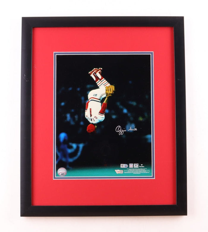 Ozzie Smith Signed Cardinals Custom Framed Photo Display (Fanatics & MLB) by Price Is Right Miami