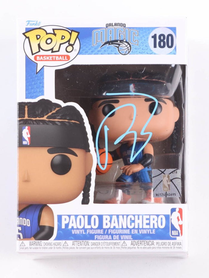 Paolo Banchero Signed "Magic" #180 Funko Pop! Vinyl Figure (JSA) JSA Witnessed by Price Is Right Miami
