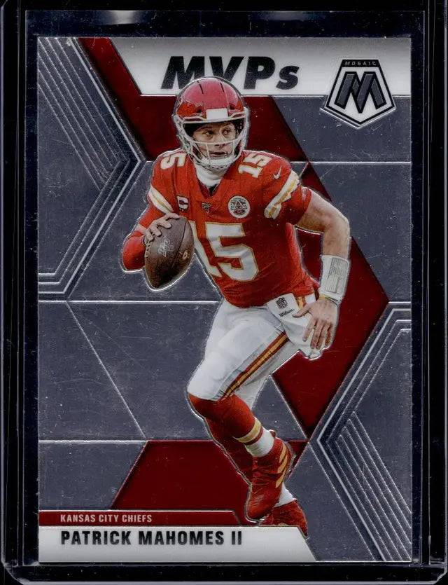 Patrick Mahomes 2020 Panini Mosaic MVPs by Price Is Right Miami