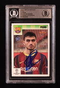 Pedri Signed 2020-21 Merlin Heritage 95 UCL #10 RC (BGS) Rookie Card | Beckett Witnessed by Price Is Right Miami
