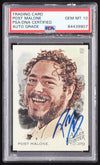 Post Malone Signed 2019 Topps Allen and Ginter #176 (PSA | Autograph Grade 10)