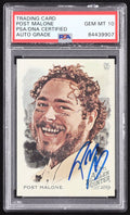 Post Malone Signed 2019 Topps Allen and Ginter #176 (PSA | Autograph Grade 10) by Price Is Right Miami