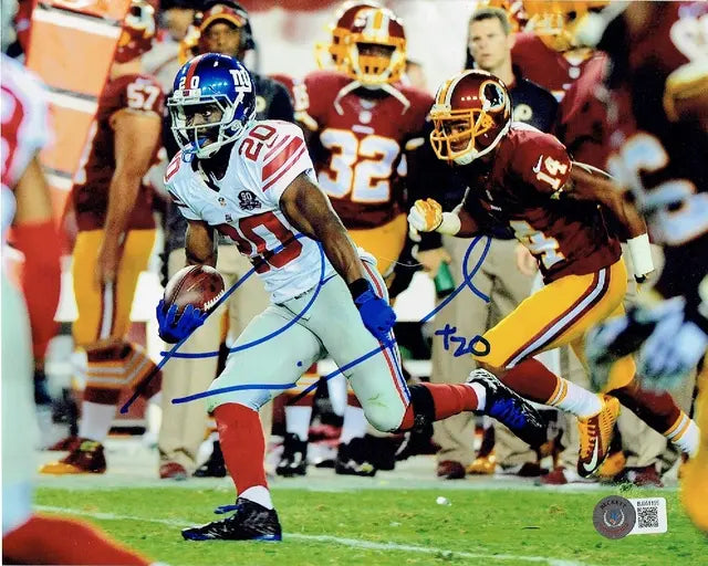 Prince Amuckamara New York Giants Autographed 8x10 Photo Beckett Holo by Price Is Right Miami