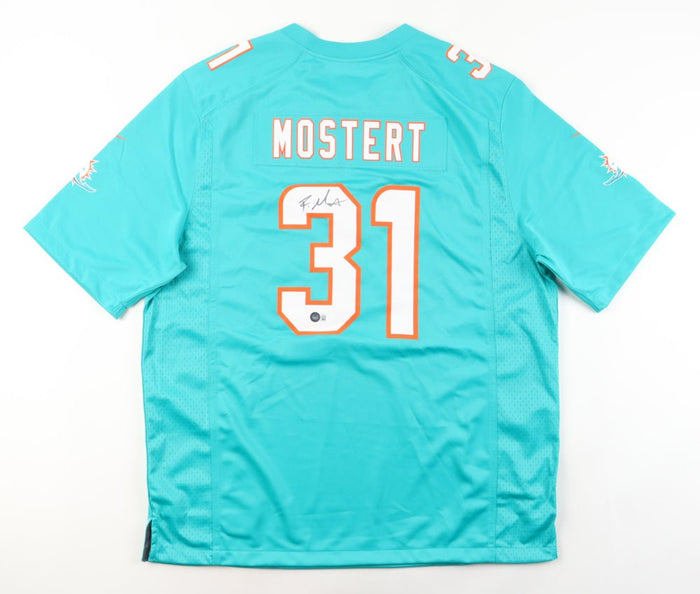 Raheem Mostert Signed Dolphins Jersey (Beckett) by Price Is Right Miami