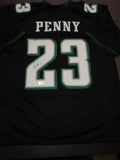 Rashaad Penny Philadelphia Eagles Autographed Custom Football Jersey Beckett Hologram by Price Is Right Miami