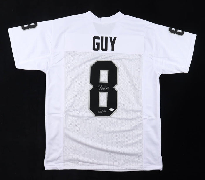 Ray Guy Signed Jersey Inscribed "HOF-14" (JSA) by Price Is Right Miami