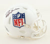 Ray Lewis Baltimore Ravens Signed NFL Logo Speed Mini Helmet (Beckett)