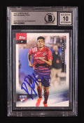 Ricardo Pepi Signed 2021 Topps MLS #50 (BGS | Auto 10) by Price Is Right Miami