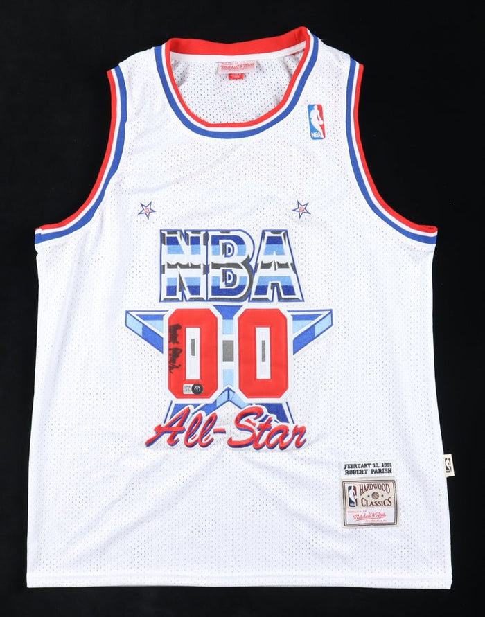 Robert Parish Signed Jersey (Beckett) 1992 All-Star Game by Price Is Right Miami