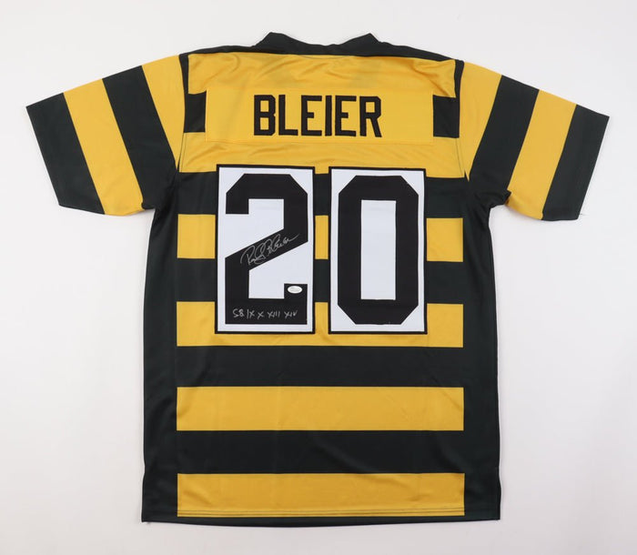 Rocky Bleier Signed Jersey Inscribed "S.B. IX X XIII XIV" (JSA) by Price Is Right Miami
