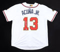 Ronald Acuna Jr. Signed Jersey With 2021 World Series Patch (Beckett) by Price Is Right Miami